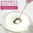 thumbnail image 4 of Dispositivo portátil eléctrico Milk Frother Paris Hilton, rosa, con soporte, 4 of 7