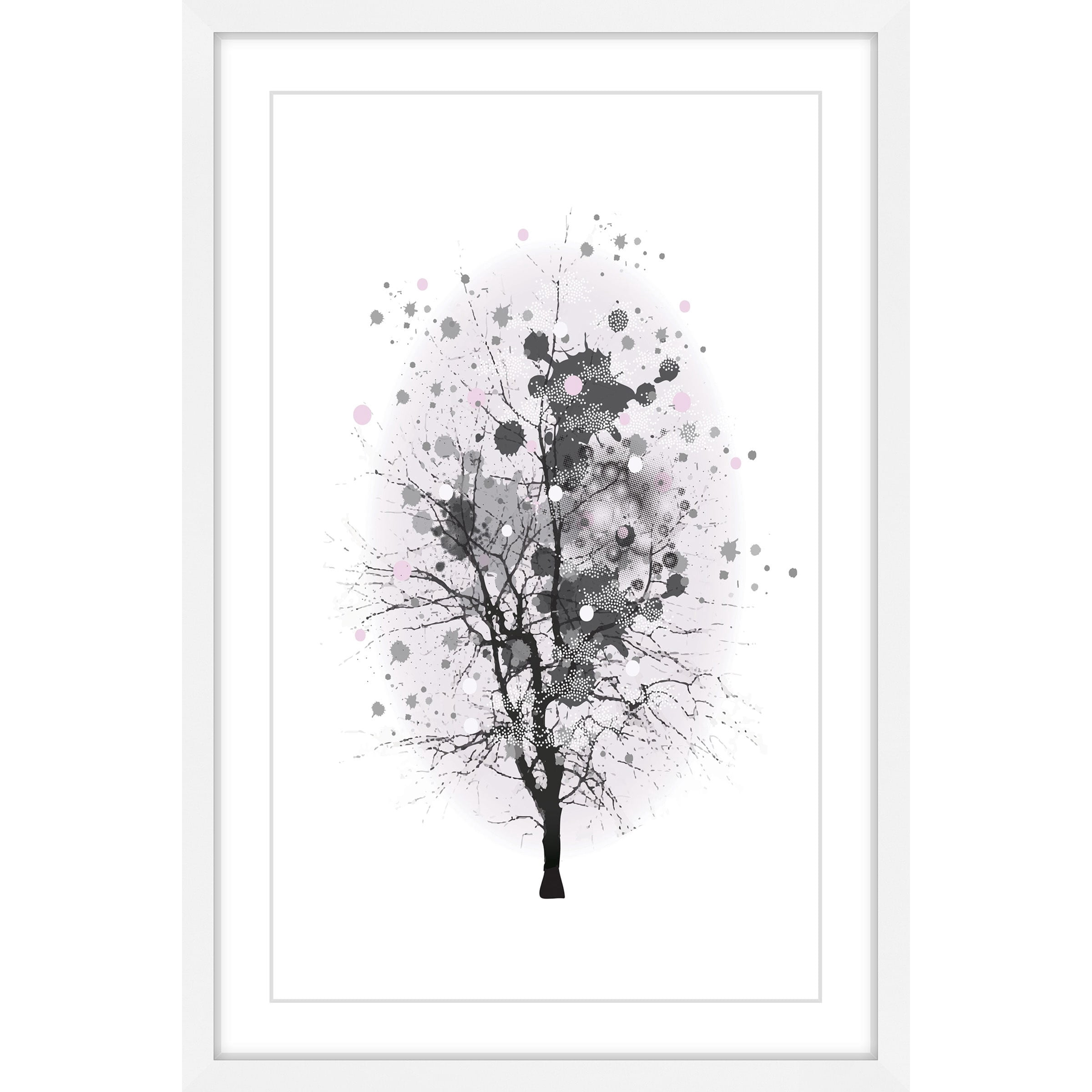 Marmont Hill "Branch Splash" by Katarina Snygg Framed Painting Print