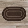 thumbnail image 1 of Colonial Mills Rug GW03R048X072 4 x 6 ft. Graywood Braided Rug  Brown, 1 of 1