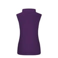 thumbnail image 6 of ibuvkizy Womens Tank Tops,High Neck Tank Tops for Women Fashion Casual Solid Color Sleeveless Turtleneck Tee Shirt Blouse T-Shirt Top Purple,XXXXXL, 6 of 8