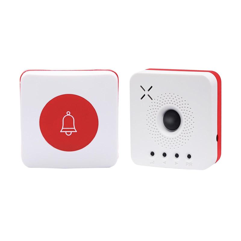 Wireless Caregiver Pagers Doorbells SOS Call Button for Elderly Patient Seniors Disabilities Personal in Home Nurses Calling Alert