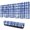 Blue and White Checkered Pattern, variant on Green and Black Checkered Pattern Extended Large Mouse Pad, Desk Protector Mat with Non Slip Base & Stitched Edges, Durable Stable Gifts for Coworkers Family Friends,31.5"x11.8"