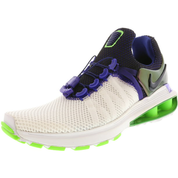 Nike Shox Running Shoe - 8M - White Violet - White - Walmart.com