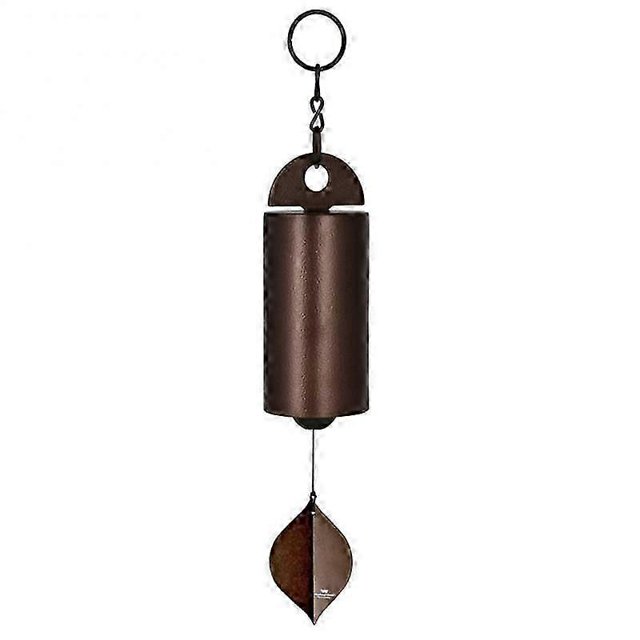 Windbell Metal Wind Chimes Deep Resonance Serenity Outdoors Wind Chimes Bell,Garden Decoration(1pcs, brown)