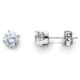 thumbnail image 2 of Pompeii 3/4ct Diamond Studs Earrings Platinum (G/H,SI), 2 of 2