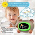 thumbnail image 3 of Kids Alarm Clock Cute Ok To Wake Alarm Clock For Kids Sleep Training Clock With Night Light And Sleep Sound Machine, 3 of 5