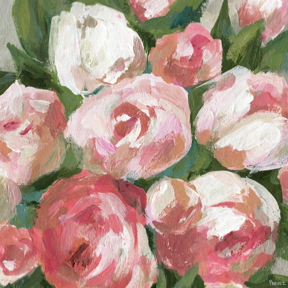 Parvez Taj Pink Tulip Zoom Canvas Wall Art