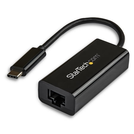 UPC: 0065030862639 | StarTech.com USB-C to Gigabit Ethernet Adapter – Black – Thunderbolt 3 /4 Compatible – Windows & Mac – RJ45 LAN Network Converter