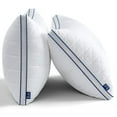 thumbnail image 1 of BedStory Oreillers de Lit pour Dormir - Oreillers Grand, Lot de 2 - Oreillers Rafraîchissants avec Design en Maille - Garnissage Alternatif au Duvet Doux de Qualité Supérieure, Soutien pour Dormeurs sur le Dos, le Ventre Ou le Côté, Blanc, 1 of 8