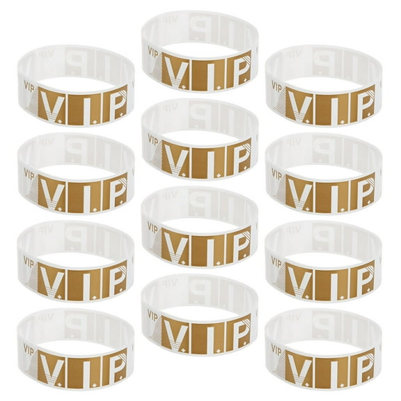HONMEET 100Pcs Secure Event Paper Wristbands for Fairs and Hospital Use