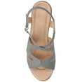 thumbnail image 4 of Journee Womens KedzieII Ankle Strap Wedge Sandals, Widths Available, 4 of 9