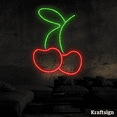 thumbnail image 3 of Craftnamesign Cherry Neon Sign, Fruit Shop Decor, Cherry Shop LED Signage, 3 of 4