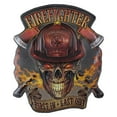 thumbnail image 5 of American Art Decor Firefighter First in, Last Out Embossed Metal Sign - Room Decor for Bar, Man Cave, Garage, Game Room & More, 5 of 7