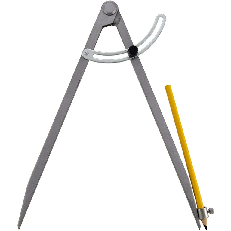 Large Pencil Marking Compass Circle Maker Scriber Marking Wing Divider 