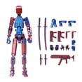 thumbnail image 4 of Robot móvil multiarticulado Lucky-13 impreso en 3D, Robot cambiaformas móvil, juguete mecánico de cuerpo completo para niños y adultos, 4 of 5