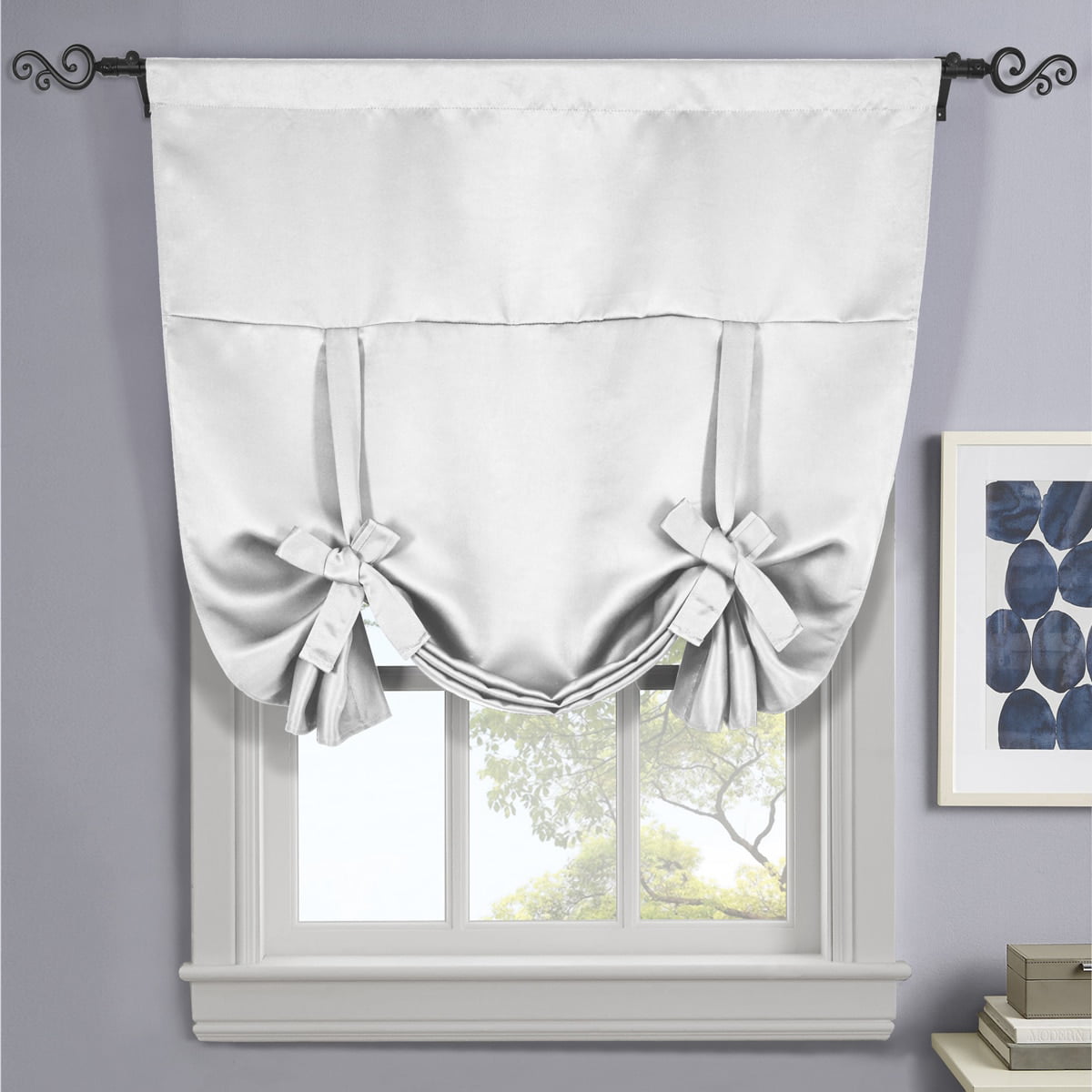 diy tie up curtains for windows