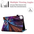 thumbnail image 4 of Allytech Case Fit New iPad Pro 11 inch Case 2021(3rd Gen)/Pro 11 2nd Gen 2020, Shockproof PU Leather Book Stand Style Cover Design Auto Sleep Wake Magntic Sleeve with Pencil Holder, Colorful Floral, 4 of 8