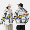 thumbnail image 4 of Kdxio Panda with Sun glasses Print Women Men Sun Protection UPF 50+ Jackets Zip Up Long Sleeve Hoodie Hiking Lightweight with Pockets, 4 of 7