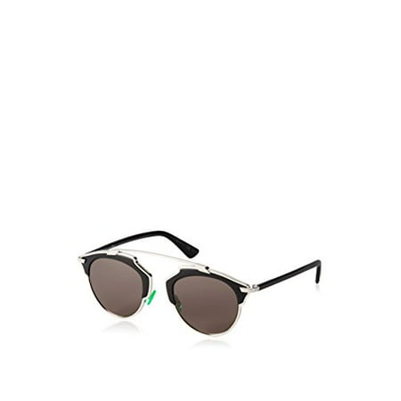 Dior Sunglasses Dior So Real Sunglasses B1AY1 Silver and Black 48mm