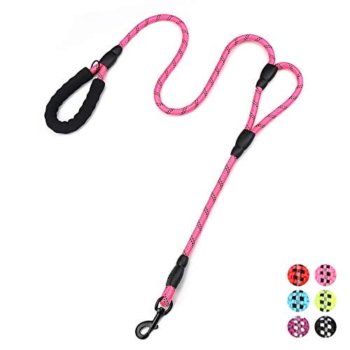 Correa para perros PLUTUS PET, cuerda de 1,8 m de largo, reflectante y acolchada