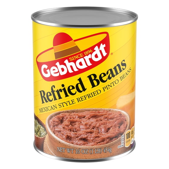 Gebhardt Mexican Style Refried Beans, 16 oz.