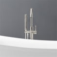 thumbnail image 3 of Skylar 70 in Freestanding Bathtub in White with Chrome Pop-up and Overflow, 3 of 5