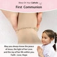 thumbnail image 4 of APSVO Catholic First Communion Gifts for Girls Kids Teen Daughter Granddaughter Gold Rosary Beads Virgin Mary Cross Charm Bracelet Stuff Accessories Christian Religious Jewelry Gifts for Girls Age, 4 of 6