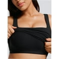 thumbnail image 3 of Women Cropped Tank Tops Sleeveless Square Neck Tanks Basic Crop Tops, 3 of 4