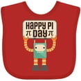 thumbnail image 3 of Inktastic Happy Pi Day Robot Math Class Boys or Girls Baby Bib, 3 of 4