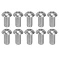 thumbnail image 4 of 30 Uds tornillo de cabeza de botón hexagonal A2 acero inoxidable M10x1.5 juego de roscas gruesas KitM10x20 VoborMX herramienta, 4 of 8