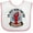 White and Pink, variant on Inktastic Kennebunkport Maine Lobster Boys or Girls Baby Bib