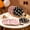 Multicolor_New#2301, variant on Halloween Ghost Paper Plates for Party Decorations and Tableware, Black and Pink, Set of 10