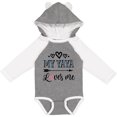 thumbnail image 3 of Inktastic My Yaya Loves Me Grandchild Girls Long Sleeve Baby Bodysuit, 3 of 5