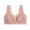 Pink, variant on ZZwxWA Women's Plus Size Lace Front Opening Bra Without Steel Ring Seamless Gathering Thin And Beautiful Back Underwear