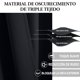 thumbnail image 3 of NANWEI Cortinas Blackout para Recamara con Aislamiento T&eacute;rmico, Cortinas para Sala 100% Poli&eacute;ster Tela, Reducci&oacute;n de Ruido, Suave Cortinas con Bolsillo para Barra, 2 P, 3 of 7