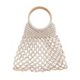 thumbnail image 1 of de Ganchilo Tejido de Punto de con Manija forma forma forma Vintaje para , Viaje, Blanco Sunnimix Ahueque hacia fuera los bolsos de paja, 1 of 5