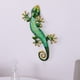 thumbnail image 5 of Metal Gecko pared decorativa lagartija colgar interior y exterior hogar dormitorio hadas jardín ornamento Cola Escultura de arte de pared de Gecko, 5 of 8