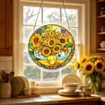 thumbnail image 6 of Dongrere Stained Acrylic Suncatcher Window Hanging, Colorful Sun Catcher for Home Indoor Outdoor Decor, Gift for Family Friends, 6 of 7