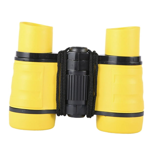 Binoculares para niños Hugo Telescopio educativo 4X30 amarillo