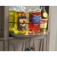 thumbnail image 3 of Home Source Jill Zarin Home Corner Bar Cabinet Grey, 3 of 5