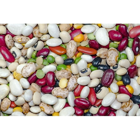 canvas print pea kidney dry white soup food legume bean cook stretched canvas 10 x