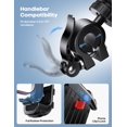 thumbnail image 6 of Bike Phone Holder, Motorcycle Mount - Motorcycle Phone Holder, Handlebar Cell Phone Clamp, Scooter Phone Clip for iPhone 16 Pro Max/Plus, 15 Pro Max, S10, S20, More 4.7" to 6.8" Smartphones, 6 of 8
