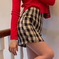 thumbnail image 5 of women's skirt style pleated skirt female sweet girl school plaid mini skirt., 5 of 11