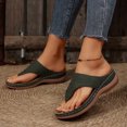 thumbnail image 5 of Tao Tao Womens Flip Flops Ladies Yoga Mat Comfortable Walking Thong Sandals With Plantar Fasciitis Arch Support Slip On Indoor Outdoor For Summer Green 39, 5 of 9