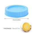 thumbnail image 3 of EUWBSSR 20 Pcs Mason Jar Lids, 70mm Plastic Mason Jar Caps with Gasket Anti-Scratch Resistant Surface for Mason/Canning Jars, 3 of 7
