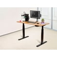 thumbnail image 6 of Monoprice Height Adjustable Sit-Stand Riser Table Desk Frame - Black With Electric Dual Motor, Compatible With Desktops From 43in-87in Wide, 6 of 6