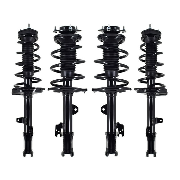 Set 4 Front-Rear Quick Complete Strut-Coil Spring For 2013-2015 Toyota Venza FWD