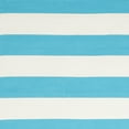 thumbnail image 2 of SAFAVIEH Montauk Saranna Striped Cotton Area Rug, Turquoise/Ivory, 3' x 5', 2 of 6