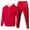 Red, variant on IWRICH Men's Running Tracksuit Athletic Sports Casual Workout Full Zip Sweatsuit Yellow XL