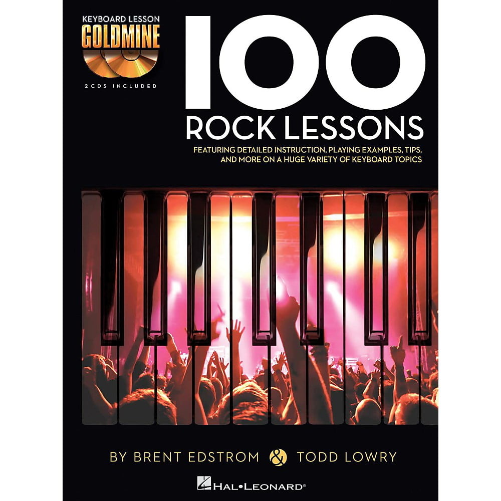 Hal Leonard 100 Rock Lessons - Keyboard Lesson Goldmine Series Book/2-CD Pack - Walmart.com